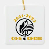 OHSChoir 2021-2022 Keramisch Ornament (Voorkant)
