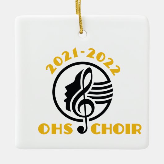 OHSChoir 2021-2022 Keramisch Ornament (Voorkant)
