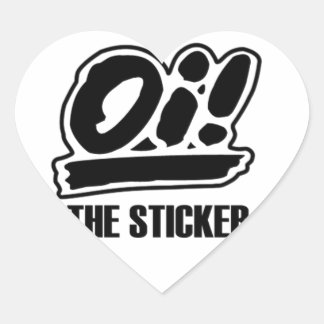 Oi! De (hart)sticker Hart Sticker