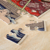 Ōi River tussen de provincies Suruga en Tōtōmi Legpuzzel (Zijkant)