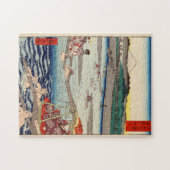 Ōi River tussen de provincies Suruga en Tōtōmi Legpuzzel (Horizontaal)