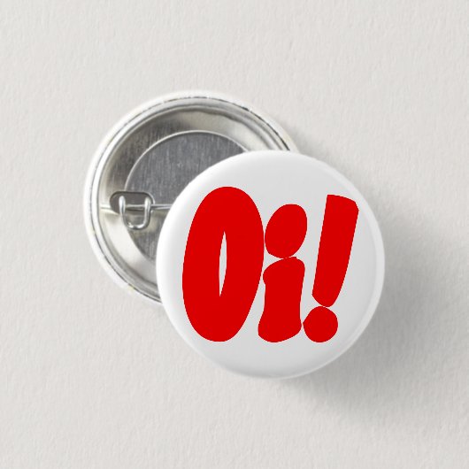 Oi! Streetpunk Ronde Button 3,2 Cm (Voorkant /achterkant)