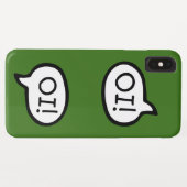 OI! Taalgroet in het Portugees Case-Mate iPhone Case (Achterkant (horizontaal))