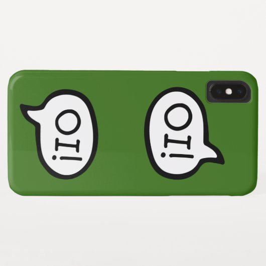 OI! Taalgroet in het Portugees Case-Mate iPhone Case (Achterkant (horizontaal))