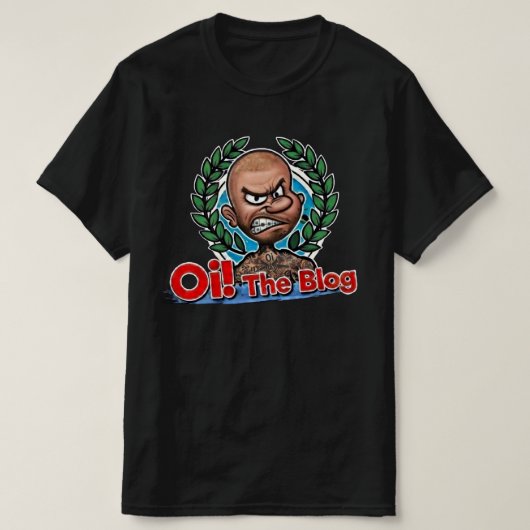 Oi the Blog Cartoon T-shirt (Design voorkant)