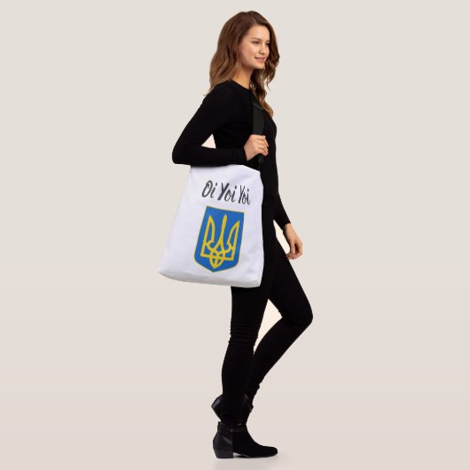 Oi Yoi Yoi Ukraine Tryzub Canvas tas (Op model)