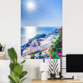 oia-417822 oia-417822 oia santorini zomer griekenl poster (Thuiskantoor)