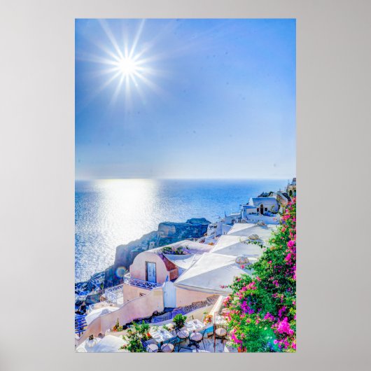 oia-417822 oia-417822 oia santorini zomer griekenl poster (Voorkant)