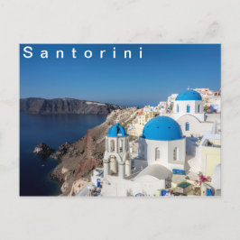 Oia, dorp in Santorini Briefkaart