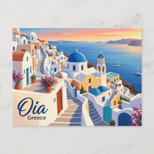 Oia Griekenland Briefkaart