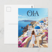 OIA GRIEKENLAND BRIEFKAART (Voorkant / Achterkant)