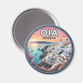 Oia Griekenland Magneet (Voorkant / Achterkant)