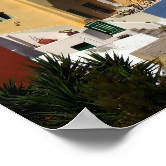 Oia, Griekenland poster (Hoek)