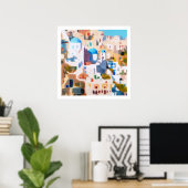 Oia Poster (Thuiskantoor)