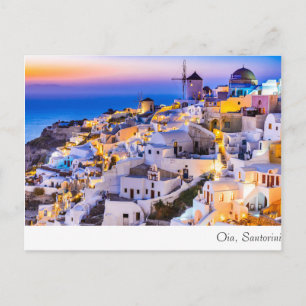 Oia Santorini Briefkaart