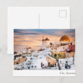 Oia Santorini Briefkaart (Voorkant / Achterkant)