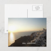 oia , santorini briefkaart (Voorkant / Achterkant)