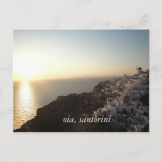 oia , santorini briefkaart (Voorkant)