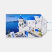 Oia Santorini Cadeaulabel (Voorkant (Horizontaal))