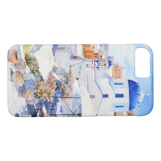 Oia Santorini Case-Mate iPhone Case (Achterkant (Horizontaal))