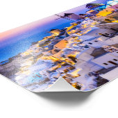 Oia Santorini Foto Afdruk (Hoek)