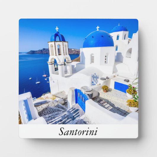 Oia Santorini Fotoplaat (Voorkant)