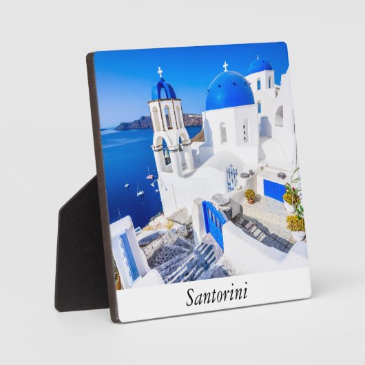 Oia Santorini Fotoplaat (Voorkant)