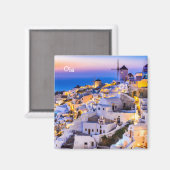 Oia, Santorini Greece Magneet (Voorkant / Achterkant)