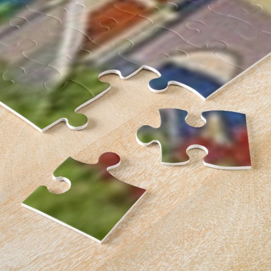 Oia, Santorini, Griekenland Art Legpuzzel (Zijkant)