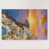 Oia, Santorini, Griekenland Art Legpuzzel (Horizontaal)