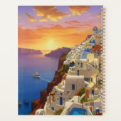 Oia, Santorini, Griekenland Art Planner (Achterkant)