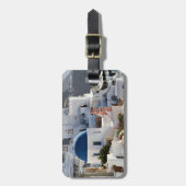 Oia, Santorini Griekenland, bagagelabel (Voorkant verticaal)