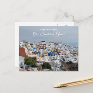 Oia, Santorini, Griekenland Briefkaart