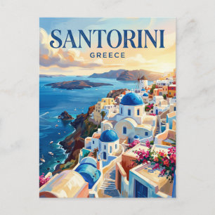 Oia, Santorini Griekenland Briefkaart