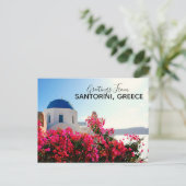 Oia Santorini, Griekenland Briefkaart fotografie (Staand voorkant)