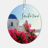 Oia Santorini, Griekenland Fotografie Keramisch Ornament (Links)