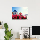 Oia Santorini, Griekenland Fotografie Poster (Thuiskantoor)