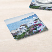 Oia, Santorini, Griekenland Kartonnen Onderzetters (Schuin)