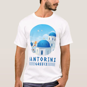 Oia, Santorini, Griekenland Mannen T-shirt