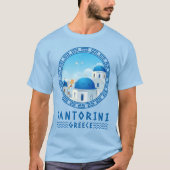 Oia, Santorini, Griekenland Mannen T-shirt (Voorkant)