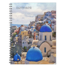 Oia, Santorini. Griekenland.Olievlekken. CadeauNot