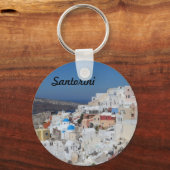 Oia, Santorini-Griekenland Sleutelhanger (Voorkant)