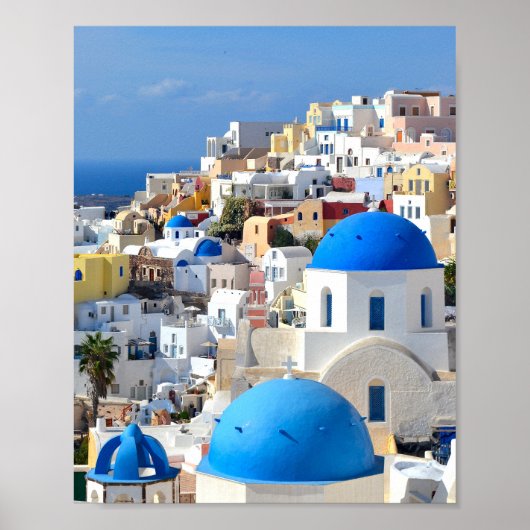 Oia, Santorini - Grieks eiland Poster (Voorkant)