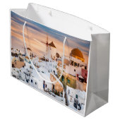 Oia Santorini Groot Cadeauzakje (Achterkant Gekanteld)