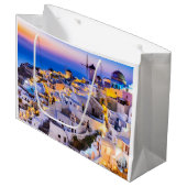 Oia Santorini Groot Cadeauzakje (Voorkant Gekanteld)