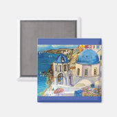 Oia, Santorini, Magnet (Voorkant / Achterkant)