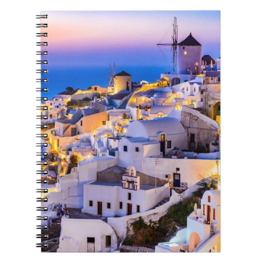 Oia Santorini Notitieboek (Voorkant)