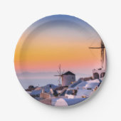 Oia, Santorini Papieren Bordje (Voorkant)