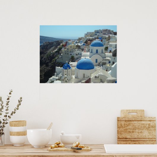 Oia, Santorini Poster (Keuken)