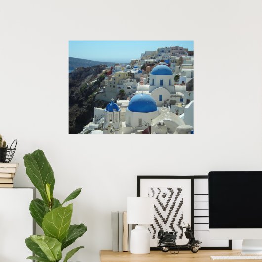 Oia, Santorini Poster (Thuiskantoor)
